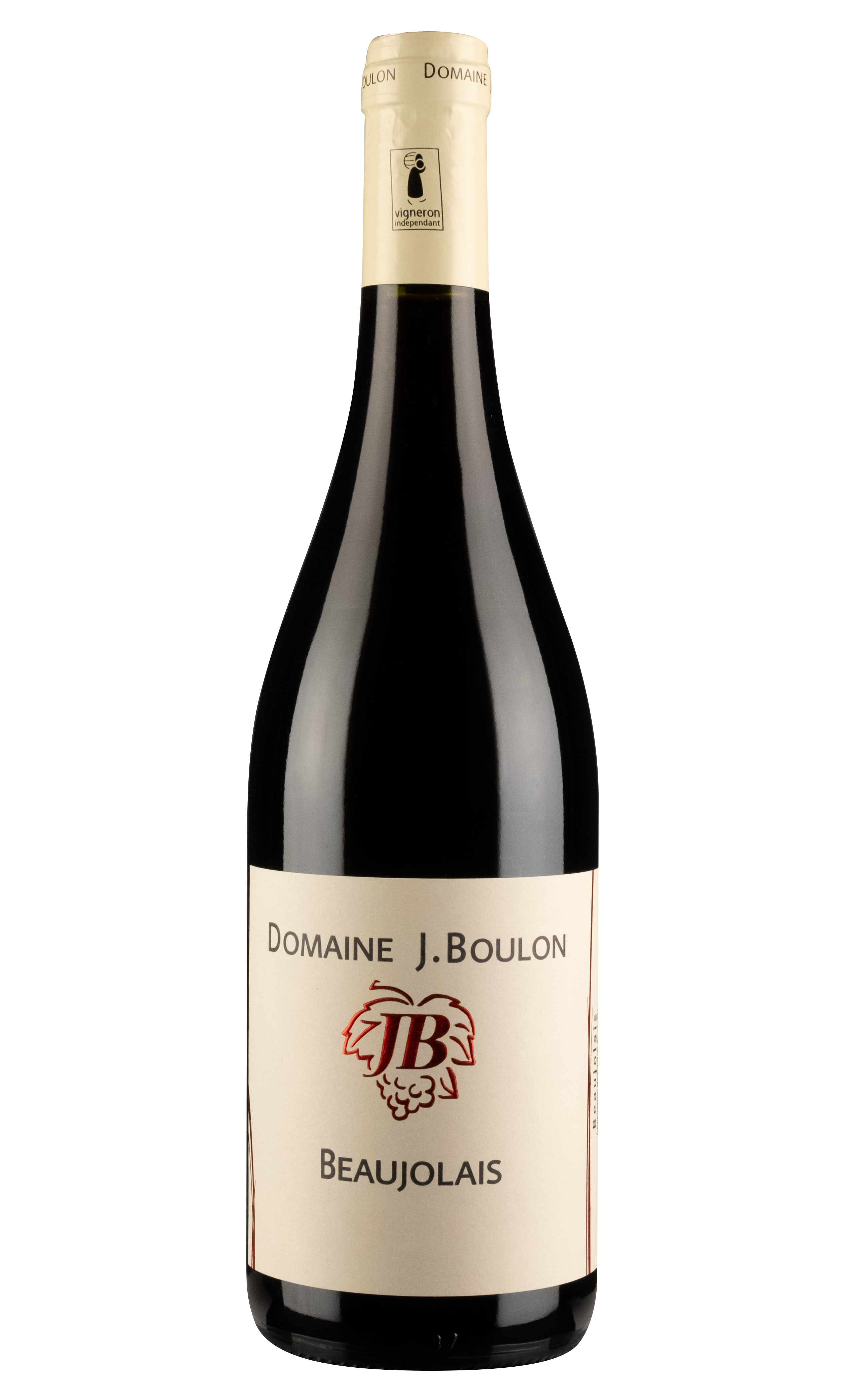 Image de bouteille de vin rouge Beaujolais Domaine J.Boulon